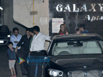 Saif Ali Khan and Anant Ambani snapped at Salman Khan's house