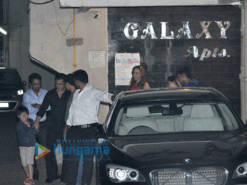 Saif Ali Khan and Anant Ambani snapped at Salman Khan's house