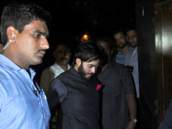 Saif Ali Khan and Anant Ambani snapped at Salman Khan's house