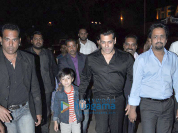 Salman Khan and family snapped at his driver Deepak Singh's son’s wedding