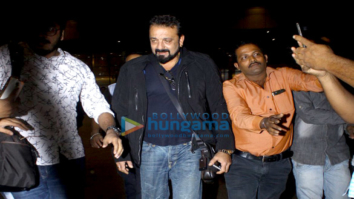 Sanjay Dutt snapped on his return from Dubai