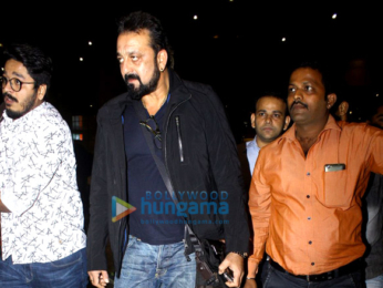 Sanjay Dutt snapped on his return from Dubai
