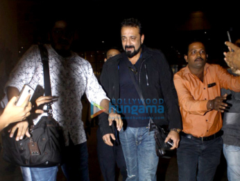 Sanjay Dutt snapped on his return from Dubai