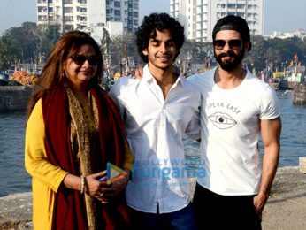 Shahid Kapoor and Ishaan Khatter snapped on the sets of Majid Majidi movie