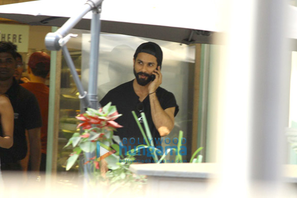 shahid kapoor snapped at the kitchen garden in bandra 1