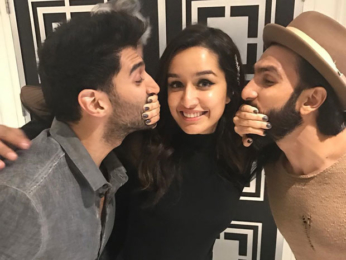 Shraddha Kapoor STOPS Aditya Roy Kapur and Ranveer Singh from kissing each other Shraddha Kapoor STOPS Aditya Roy Kapur and Ranveer Singh from kissing each other