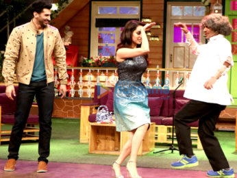 Shraddha Kapoor and Aditya Roy Kapur on the sets of The Kapil Sharma Show