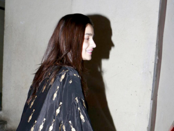 Sidharth Malhotra & Alia Bhatt snapped post a screening of 'Dangal'