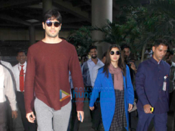 Sidharth Malhotra and Alia Bhatt return from Amsterdam