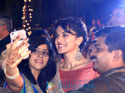 Taapsee Pannu promotes music of Running Shaadi.com at a real sangeet ceremony