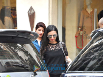 Twinkle Khanna and Anu Diwan snapped in Bandra