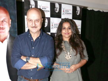 Vidya Balan snapped at Anupam Kher's Acting Class' students interaction