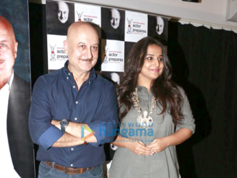 Vidya Balan snapped at Anupam Kher's Acting Class' students interaction