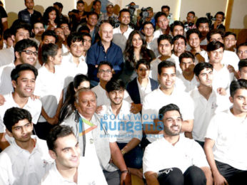 Vidya Balan snapped at Anupam Kher's Acting Class' students interaction