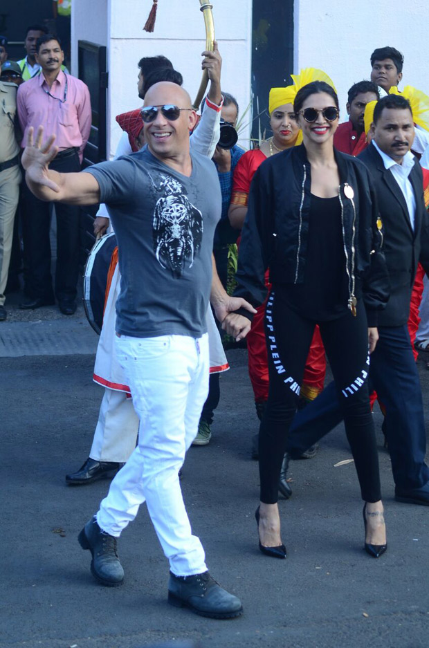 vin diesel and deepika padukone arrive 3