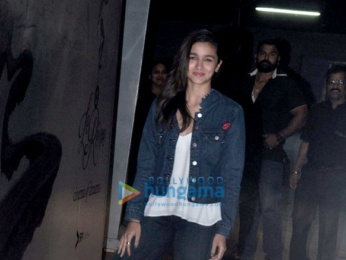 Ranveer Singh, Alia Bhatt, Varun Dhawan & others snapped at the special screening of 'OK Jaanu'