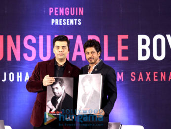 Shah Rukh Khan unveils Karan Johar's book 'An Unsuitable Boy'
