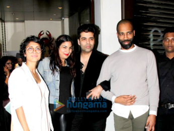 Alia Bhatt, Karan Johar, Kiran Rao & Abhay Deol snapped post dinner at Bastian
