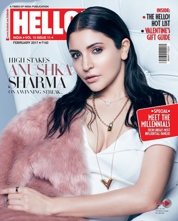 anushka sharma looks elegant on the cover of hello magazine 1 anushka sharma looks elegant on the cover of hello magazine 1