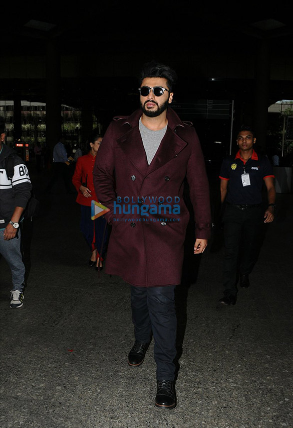 Arjun Kapoor, Huma Qureshi and Parineeti Chopra snapped at the airport Arjun Kapoor, Huma Qureshi and Parineeti Chopra snapped at the airport