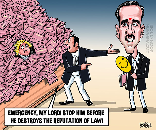 Bollywood Toons: Jolly LLB 2 in Supreme Court!