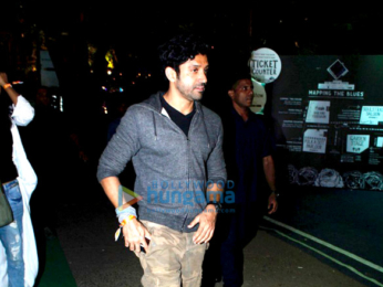 Farhan Akhtar snapped at Mahindra Blues festival