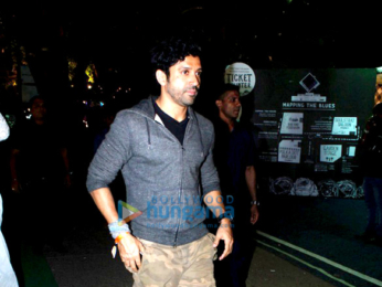 Farhan Akhtar snapped at Mahindra Blues festival