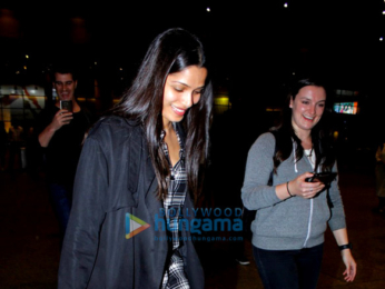 Freida Pinto snapped at the airport