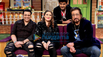 Govinda and Shakti Kapoor snapped on sets of The Kapil Sharma Show