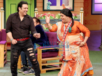 Govinda and Shakti Kapoor snapped on sets of The Kapil Sharma Show