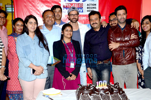 Hrithik Roshan celebrates the presence of the news channel TIMES NOW in 100 countries Hrithik Roshan celebrates the presence of the news channel TIMES NOW in 100 countries