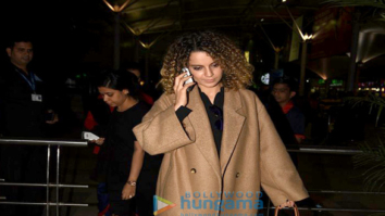 Kangna Ranaut returns after promoting her film ‘Rangoon’ in Jammu in Jammu