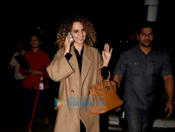 Kangna Ranaut returns from 'Rangoon' promotions in Jammu