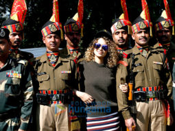 Kangna Ranaut visits the Army camp in Jammu