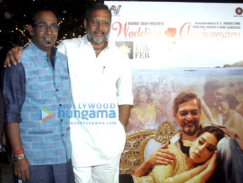 Nana Patekar, Priyanshu Chatterjee and others attend the music launch of the film 'Wedding Anniversary'