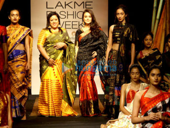 Preity Zinta walks the ramp at Lakme Fashion Week 2017