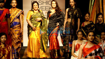 Preity Zinta walks the ramp at Lakme Fashion Week 2017