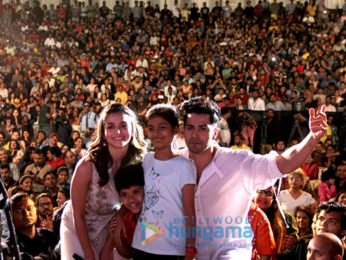 Promotion of film 'Badrinath Ki Dulhaniya' at the Kala Ghoda Arts Festival 2017