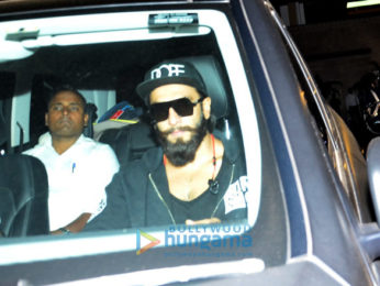 Ranveer Singh snapped post a gym session in Bandra