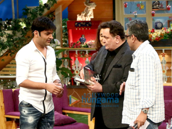 Rishi Kapoor and Neetu Kapoor Singh snapped on sets of The Kapil Sharma Show