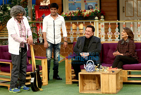 rishi kapoor and neetu kapoor singh snapped on sets of the kapil sharma show 3