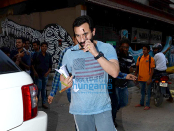 Saif Ali khan snapped in Bandra