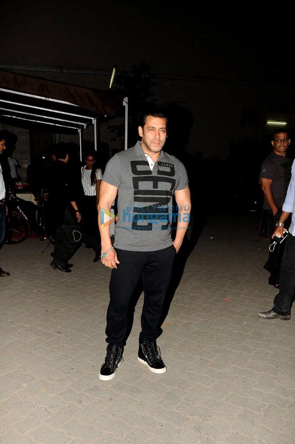 Salman Khan & Amy Jackson snapped post a shoot for Being Human