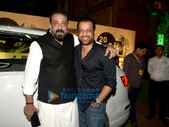 Sanjay Dutt snapped with OWen Roncon at Mahindra Blues Festival