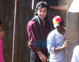 On The Sets Of The Movie Sanjay Dutt's Biopic