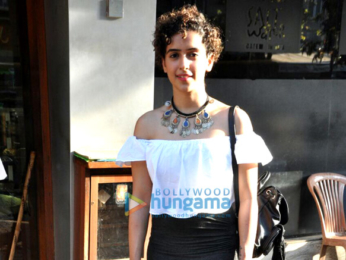 Sanya Malhotra snapped on her birthday post lunch with friends