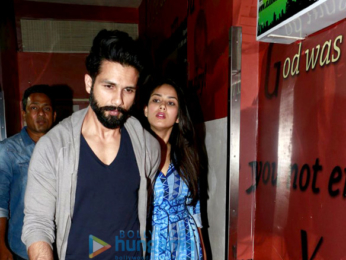 Shahid Kapoor & Mira Rajput snapped at PVR juhu