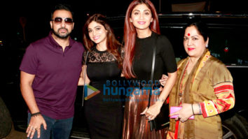 Shilpa Shetty & family ring in Shamita Shetty’s birthday at Bastian