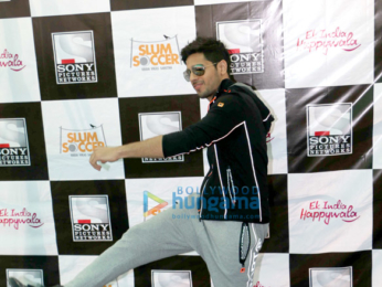 Sidharth Malhotra inaugurates slum soccer 'The National Inclusion Cup - 2017'