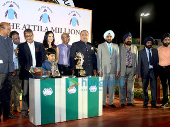 Sunny Leone attends 'The Atilla Million' Race by Kishore Dhingra
